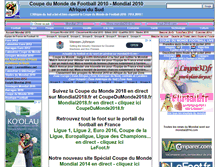 Tablet Screenshot of mondial2010.net